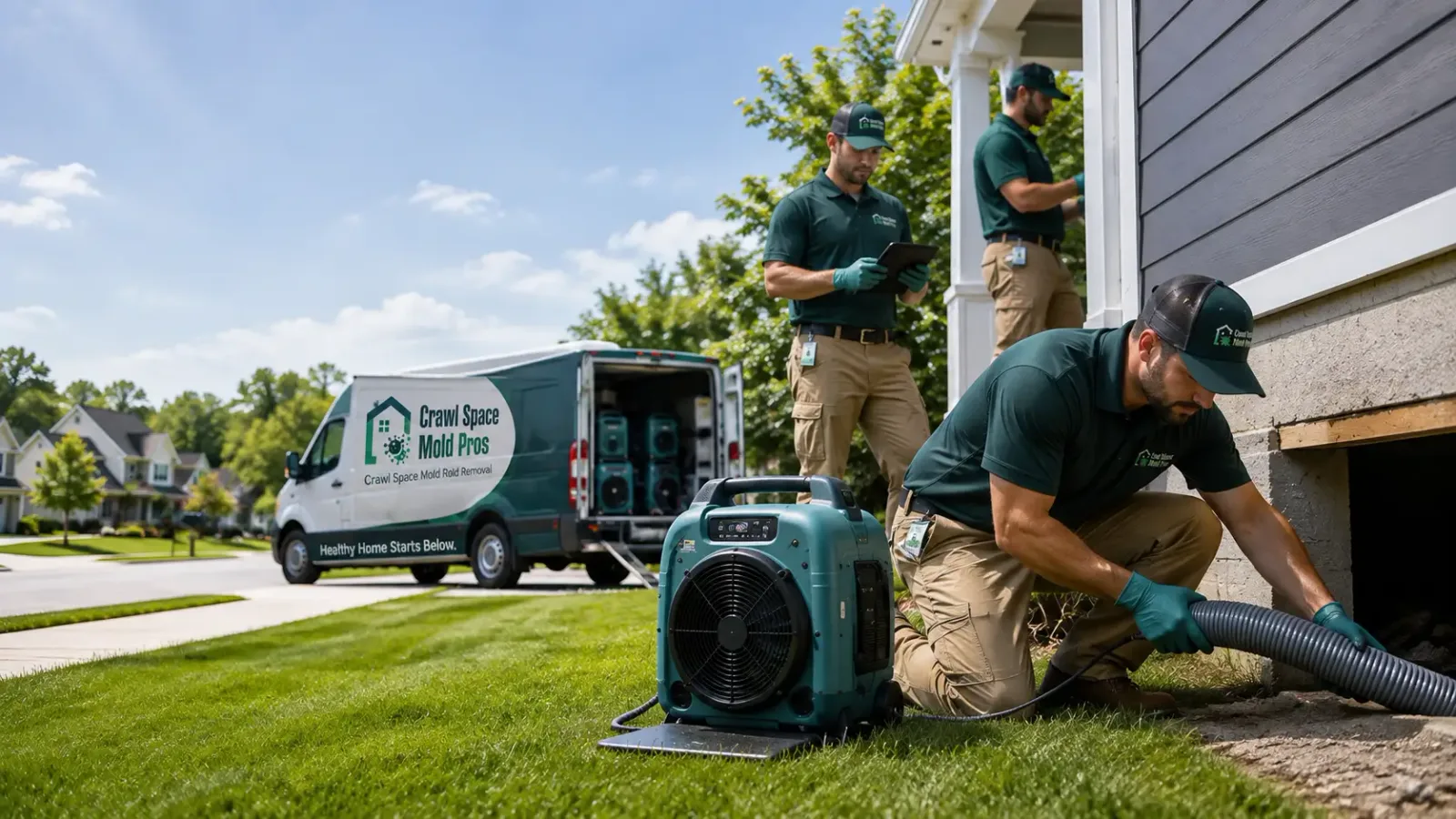 Crawl Space Mold Removal in Fulton, OH